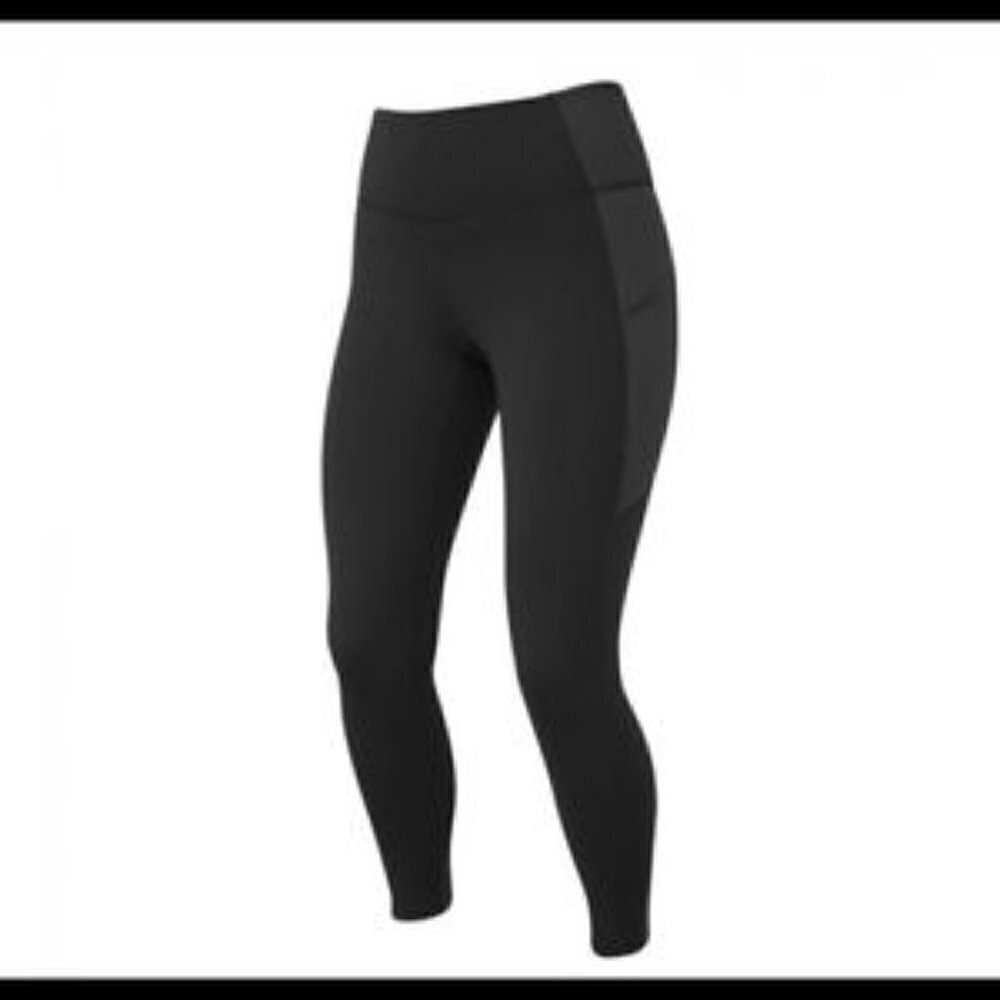 Sherpa Adventure Gear Athletic Leggings Women's size XS Black & Gray 26" Inseam